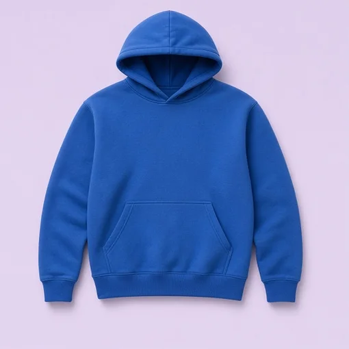 Cobalt fleece hoodie