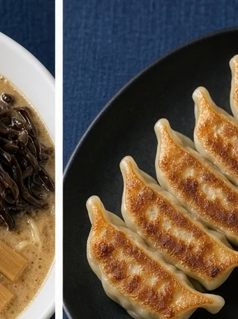 Pan-fried gyoza